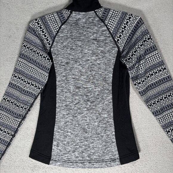 Kerrits Womens Size S Bit of Horses Sweater Jacket Full Zip Fair Isle Equestrian - Picture 13 of 15